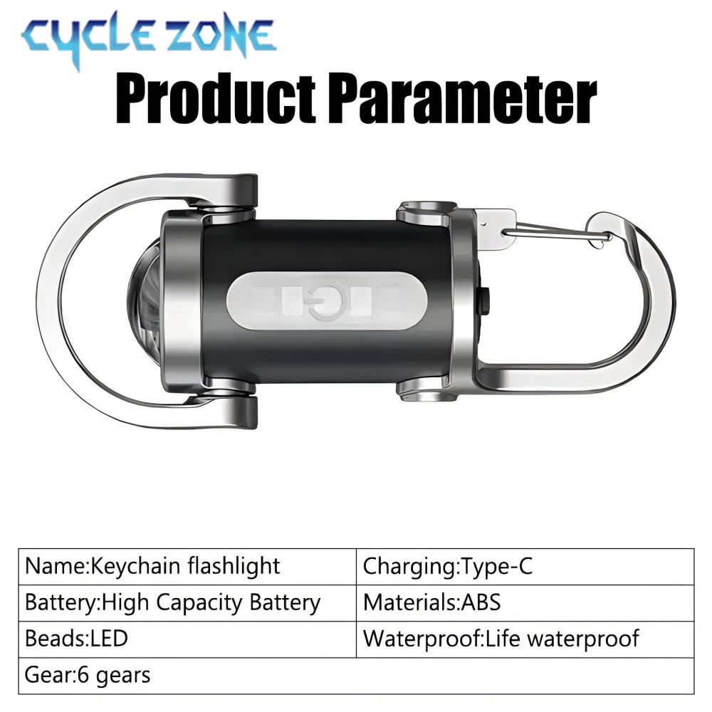 Mini LED Keychain Light Multif - Outdoor Adventure Zone recension och pris