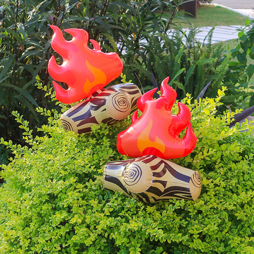4Pcs Compact Inflatable Campfi - Outdoor Adventure Birthday Party recension och pris